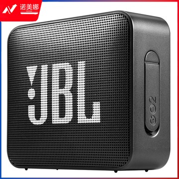 JBL GO2 音乐金砖二代 便携式蓝牙音箱+低音炮 户外音箱 迷你小音响 可免提通话 防水设计 夜空黑