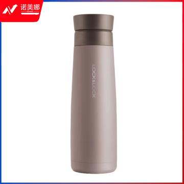 乐扣乐扣（LOCK&LOCK）保温杯 陶瓷涂层 内胆淘瓷涂层LHC4169 灰色 450ml