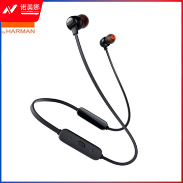 JBL T115BT 入耳式蓝牙无线耳机 手机通用 金属钛振膜 磁吸式带麦 黑色