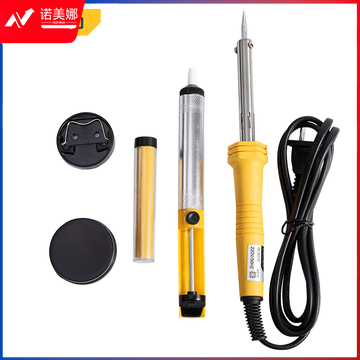 得力DL5072 外热式锡焊电烙铁焊接工具6件套套装40W