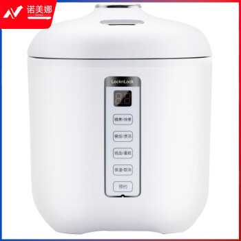 乐扣乐扣（LOCK&LOCK）EJR618WHT 电饭煲家用迷你一人食电饭锅1.2L蒸饭器智能热饭煮粥锅1-2人小容量 -电饭煲-1.2L-白