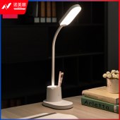 得力（deli）17854 LED笔筒台灯 触摸开关USB充电床头灯学生宿舍阅读台灯