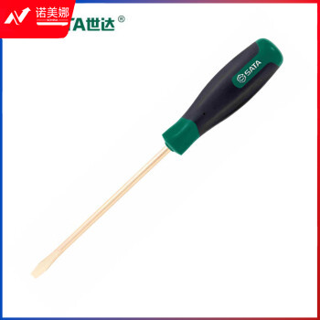 世达(SATA) 31142 铍青铜防爆一字形螺丝批6x150MM
