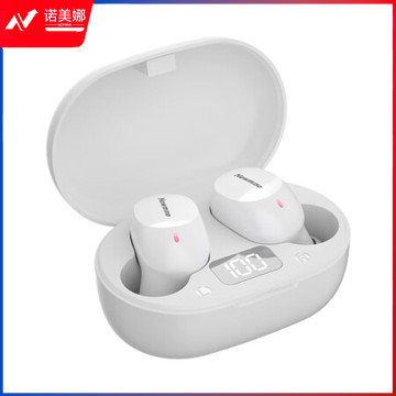 纽曼（Newmine）LY02 TWS真无线蓝牙耳机 入耳式耳机 蓝牙耳机 无线耳机 适用于苹果华为手机等电量数显 白色
