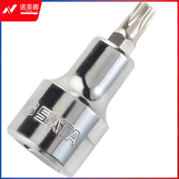 世达 （SATA）24108 12.5MM系列50MM长花形旋具套筒T55