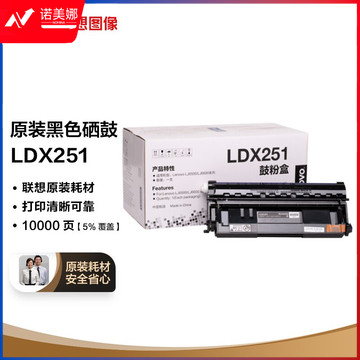 联想（Lenovo）原装硒鼓 LDX251(适用LJ6500/N/D/DN LJ6600LJ6600NLJ6600DLJ6600DN打印机）