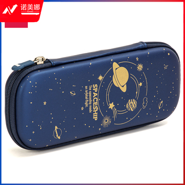 得力67086 多用途笔袋(金色)(只)