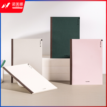 纽赛NS298 B5艺术纸封面无线装订记事本 252mm*179mm(混)(4本)