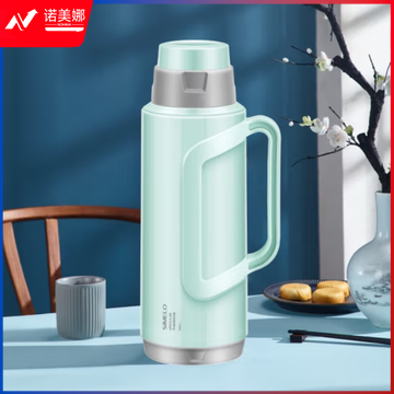 SIMELO施美乐印象京都明月保温瓶玻璃内胆热水壶宿舍热水瓶2L抹茶绿