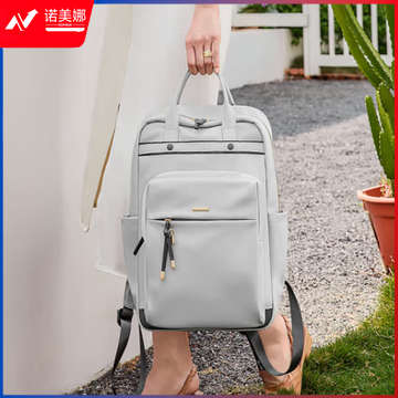 高尔夫（GOLF）双肩包女14/15.6英寸苹果笔记本电脑包商务出差旅行背包学生书包