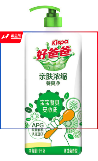 好爸爸Kispa 餐具净1kg 洋甘菊香味 99%除菌 去油亲肤浓缩洗洁精 婴童餐具奶瓶果蔬清洁剂 APG洁净因子
