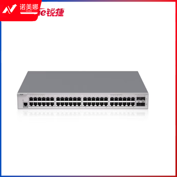 锐捷（Ruijie）48口千兆交换机 RG-S2910V2-48GT4SFP-L 二层网管型接入 光口上联 企业级