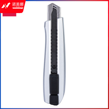 得力(deli)大号铝合金美工刀 手工DIY切割刀 银色2095