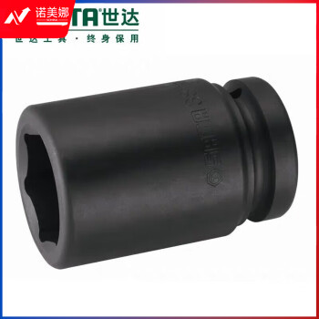 世达（SATA）34907 保用1寸加长大风炮套筒25mm方孔加厚气动套头重机械 (19MM)