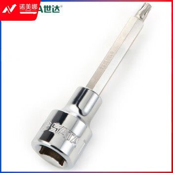 世达（SATA）25101 12.5MM系列100MM长花形旋具套筒T20