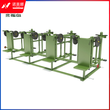步孤岛 三角肌组合训练器 力量综合健身大型体能训练器材 三角肌训练器 军绿色
