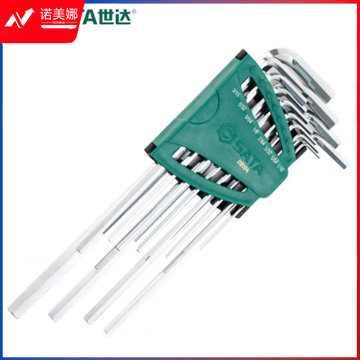 世达（SATA）09104 12件英制特长内六角扳手组套