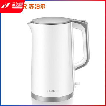 苏泊尔SW-17S13A 电热水壶白+灰 1.7L容量