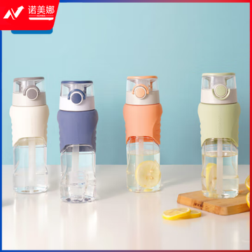 乐扣乐扣（LOCK&LOCK）ABF867 锁扣弹跳运动水杯tritan吸管便携680ml 颜色备注