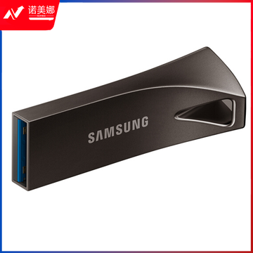 三星（SAMSUNG）64GB USB3.1 U盘 BAR升级版+ 深空灰 读速300MB/s 高速便携（Gen 1）BE4