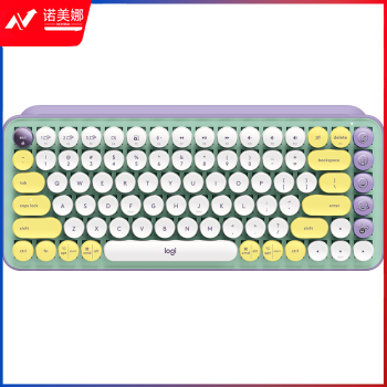 罗技（Logitech）POP KEYS 泡泡无线机械键盘 办公键盘 蓝牙键盘 游戏键盘 85键TTC轴 -紫