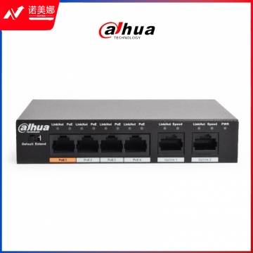 大华百兆POE交换机4口-DH-S1500C-4ET2ET-DPWR