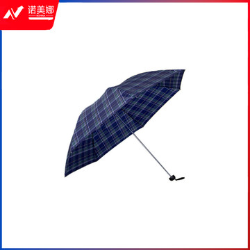 天堂伞/-格子伞 339S商务钢骨三折格子晴雨伞折叠伞