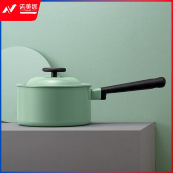 乐扣乐扣 （LOCK&LOCK）LDE1181IH DECORE奶锅辅食锅 单柄18CM薄荷绿