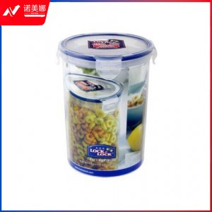 乐扣乐扣 LOCK&LOCK HPL933D 保鲜盒 塑料圆形 密封收纳盒 1.8L