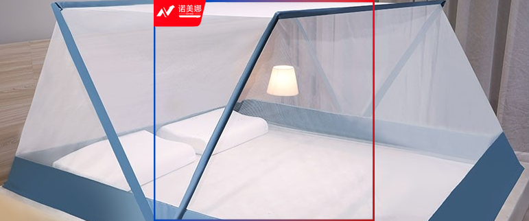 南极人NanJiren 可折叠蚊帐1.8米床 A类加密帐纱防蚊 免安装家用开合静音蚊帐 方便拆洗夏天