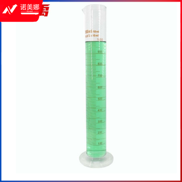 冰禹 BY-7005 加厚玻璃量筒 化学器材 化学实验室玻璃刻度量筒 1000mL