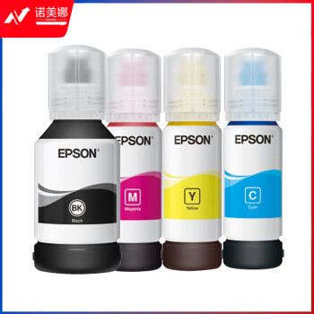 爱普生（EPSON） 002墨水(T03X180-T03X480)L4158 L4168 6168 L6178 L6198 4只装（1黑3彩） 原装