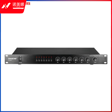 得胜（TAKSTAR）FE-601 六路专业移频器防啸叫六路集线器支持会议舞台演出麦克风话筒音量独立调节