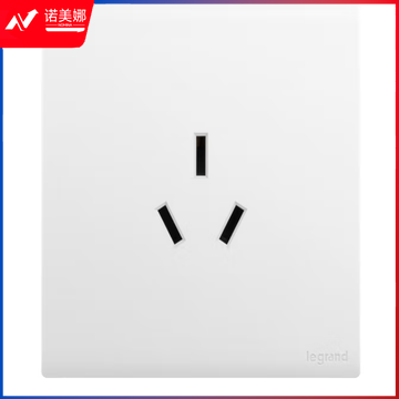 罗格朗(LEGRAND)开关插座面板 简悦系列陶瓷白色 86型墙壁插座 16A三孔插座F6R/426/15CS