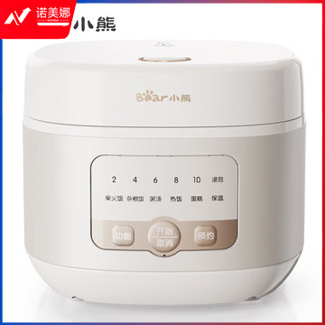 小熊电饭煲 电饭锅 5升大容量家用智能柴火饭预约定时4-5人5-8人多功能米饭锅5L DFB-P50N3