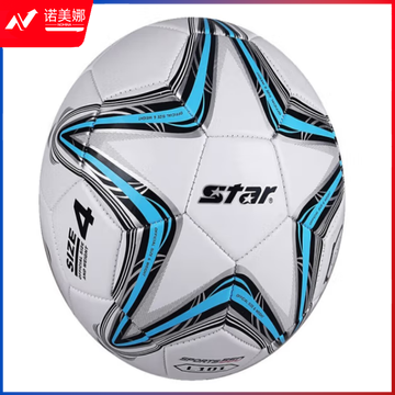 世达(star)SB8234-07足球4号 蓝色PVC 机缝青少年儿童足球