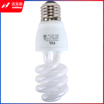 佛山(FSL)11W 日光灯节能灯泡半螺旋灯 螺旋6500K 白光