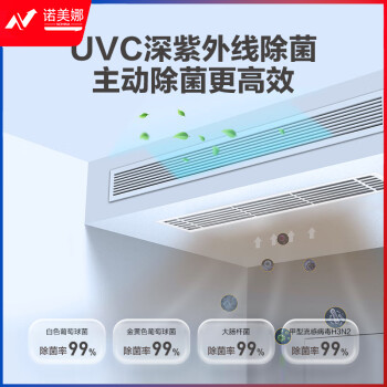 海尔(Haier)风管机中央空调一拖一家用3匹嵌入式客厅空调3p变频冷暖1级能效UVC除菌KFRd-72NW/75EF81