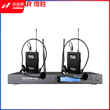 得胜（TAKSTAR）SC-2R+2TL一拖二无线头戴/领夹麦克风 会议培训户外演出无线领夹麦克风