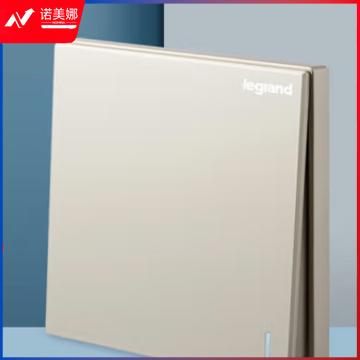 罗格朗(LEGRAND)开关插座面板 仕典米兰金无边框大面板单开双控开关面板K8/31/2/3BE-C2