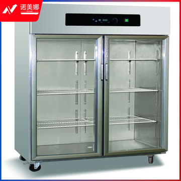 津御商厨 厨房冰箱饮料冷藏柜展示柜立式冰柜玻璃门双门商用大容量 G12S2-XD