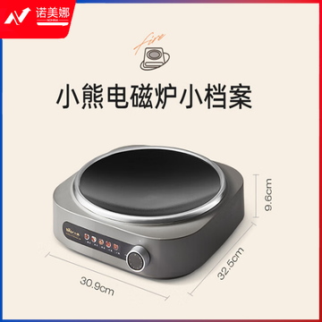 小熊（Bear）电磁炉家用大功率2200W火锅炉电磁灶智能定时电灶防水黑色微晶面板 B22F5