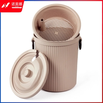滤茶桶 废水桶垃圾桶茶水桶茶盘排水桶茶漏管27cm桶口直径25cm