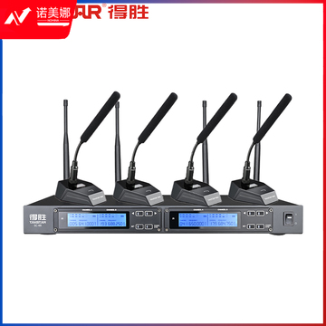 得胜（TAKSTAR） SC-4R+4TW一托四无线会议话筒可充电桌面会议麦克风主持演讲舞台演出 SC-4R和四个鹅颈麦