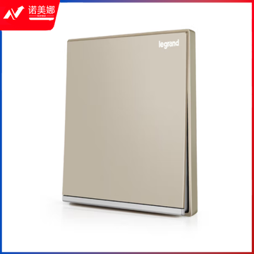罗格朗(LEGRAND)开关插座面板86型逸景米兰金大面板墙壁电源插座开关 单开单控K8/31/1/2B-C2