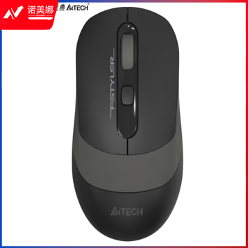 双飞燕(A4TECH)FG10S 飞时代 轻音无线鼠标 USB接口2.4G遂空灰