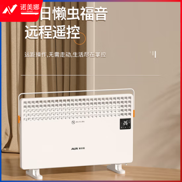 奥克斯（AUX）取暖器家用欧式快热炉电暖气浴室取暖电暖炉暖风电暖器烤火炉电热炉对流式取暖器NDL220-B81R
