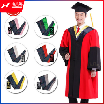 学士服硕士服博士服毕业礼服大学生男女班服学院风文理工农医科各科