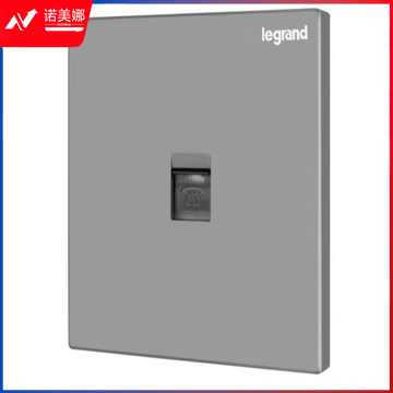 罗格朗(LEGRAND)开关插座面板 逸景系列深砂银灰色插座开关墙壁电源插座 电话插座K8/T01-C3