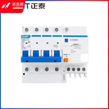 正泰（CHNT）NXBLE-32-4P-C25-30mA-6KA 小型漏电保护断路器 漏保空气开关 三相电漏保